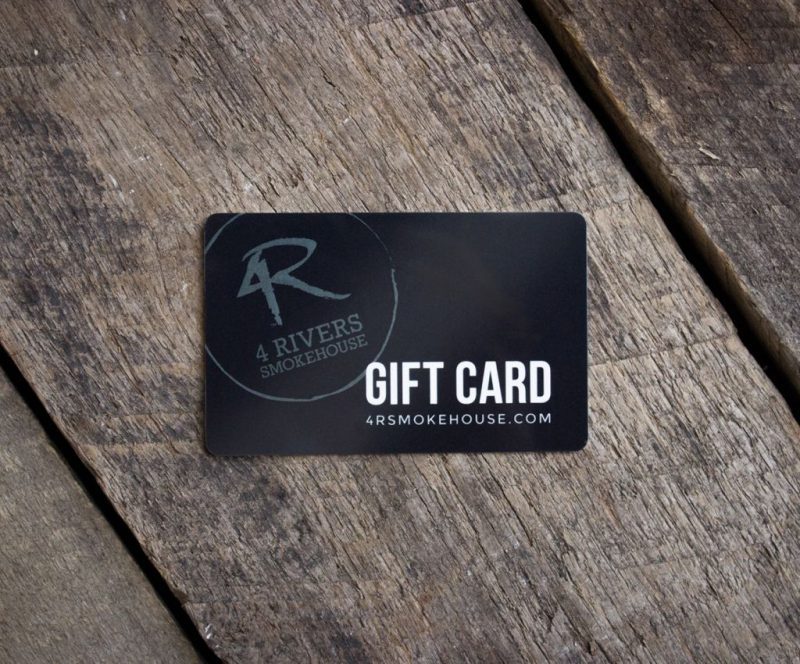 4 rivers smokehouse gift card