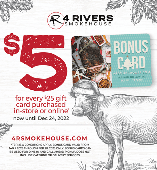 4 rivers smokehouse gift card